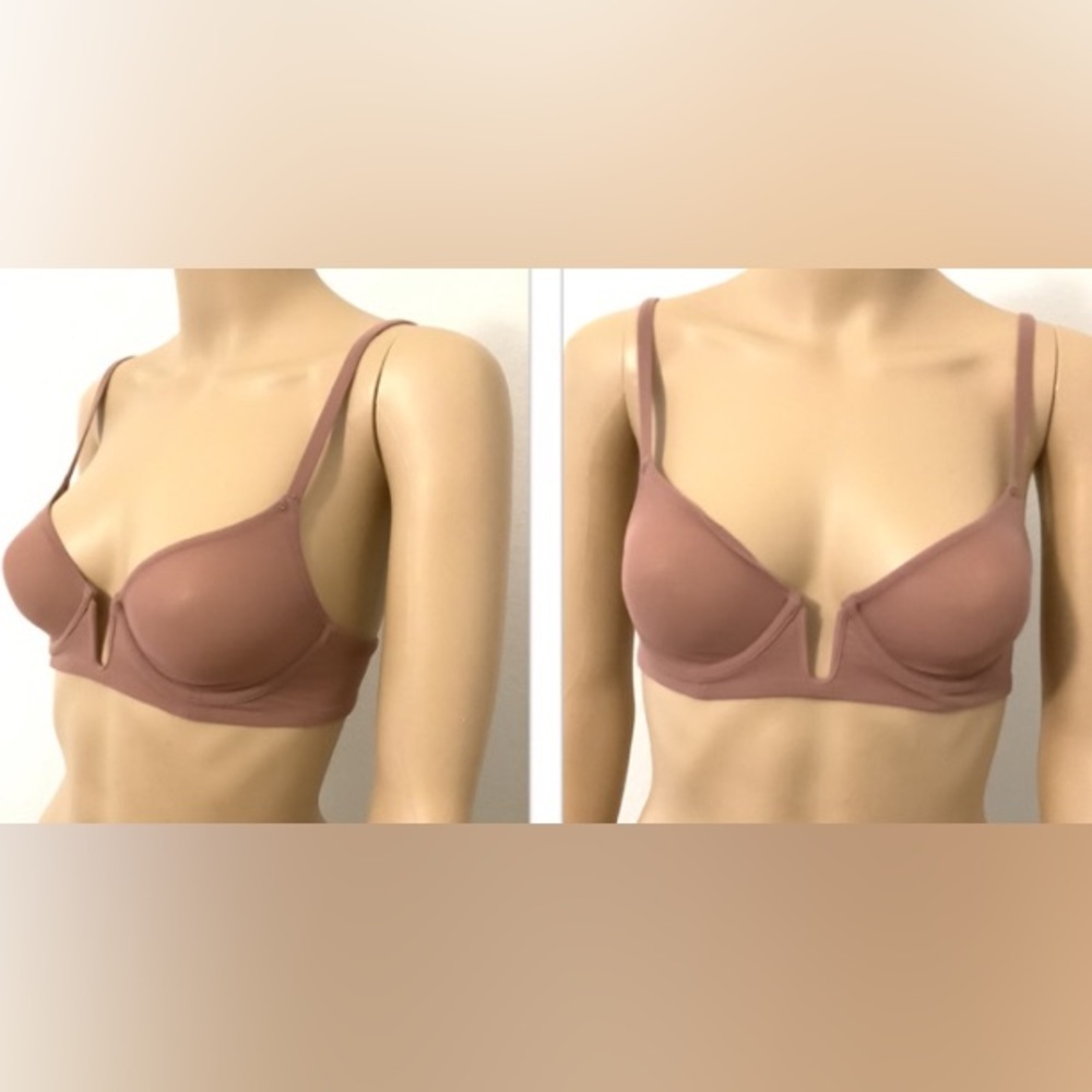 32A bras SKIMS by Kim Kardashian mesh  BR-UND-0077, Rose Clay nwt